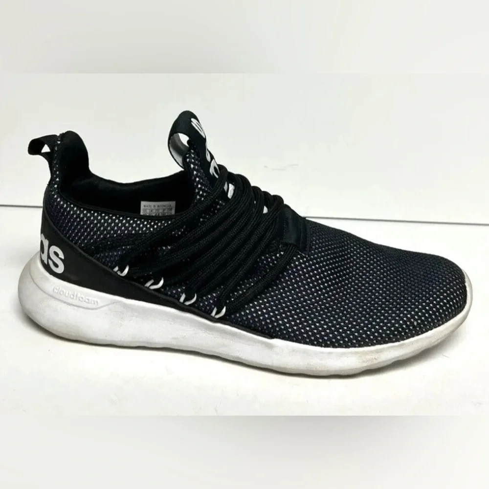 adidas Mens Lite Racer Adapt 3 Running Shoes Black 10 M